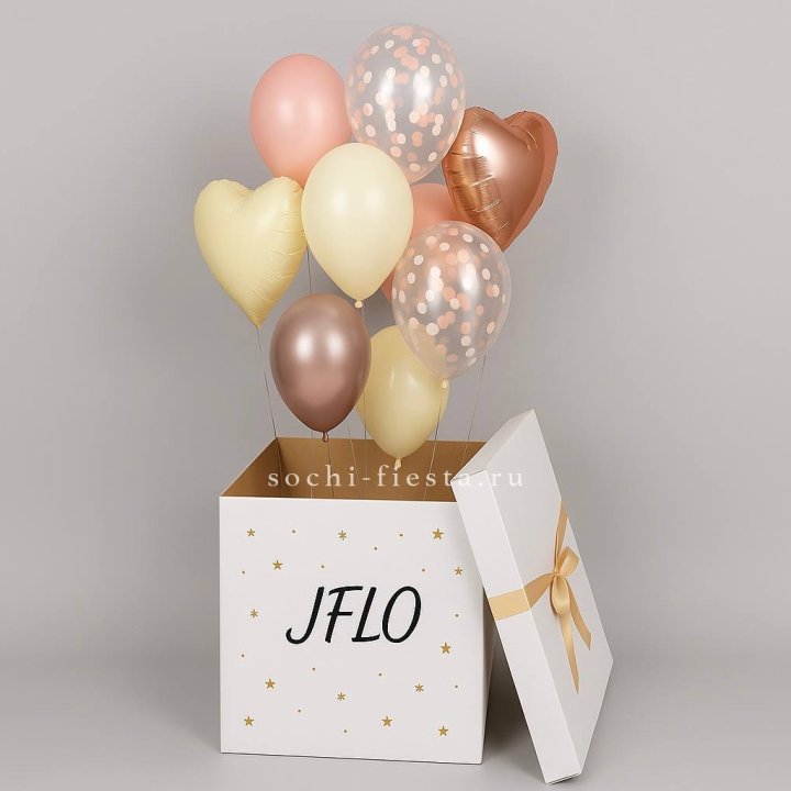 Коробка-сюрприз с шарами №2 в Нальчике