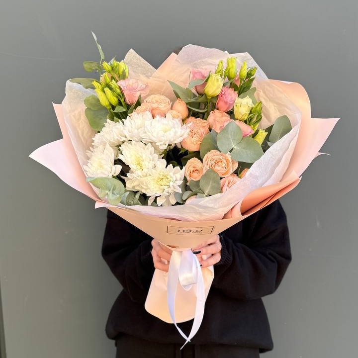 Букет "Персиковая нежность" в Нальчике