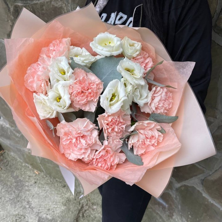  Букет диантусов "Пич" в Нальчике