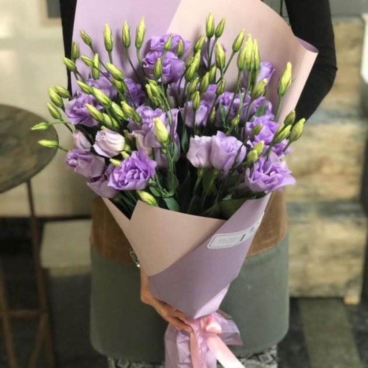 Букет эустом "Лило" в Нальчике
