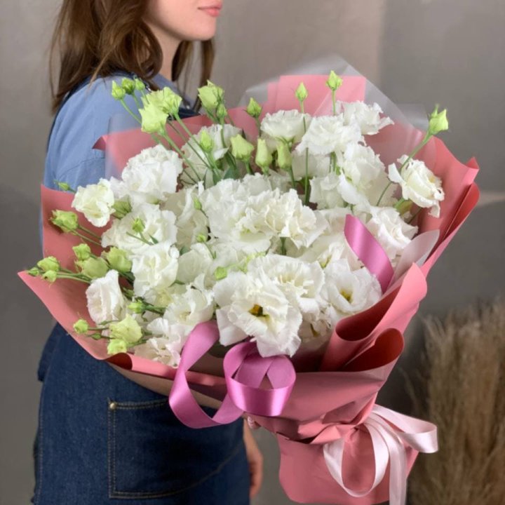 Букет эустом "Пудра" в Нальчике