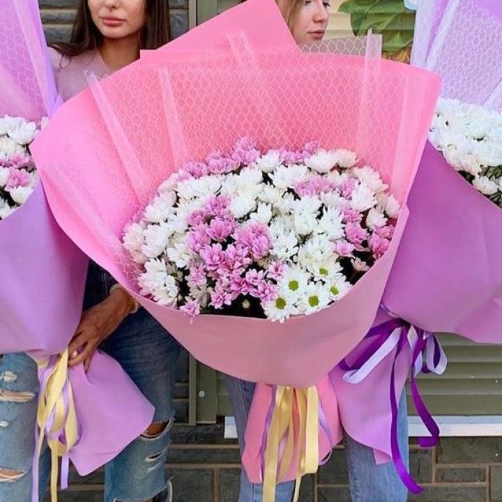 Букет хризантем №3 в Нальчике