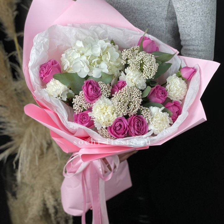 Букет с мисти бабблс №1 в Нальчике