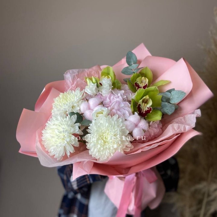  Букет с орхидеями "Вита" в Нальчике