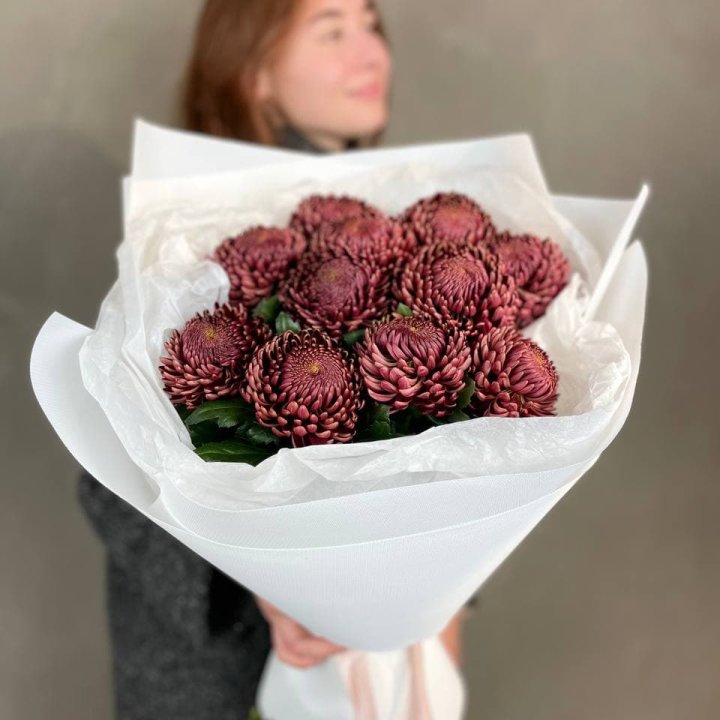 Букет хризантем "Касиопия" в Нальчике