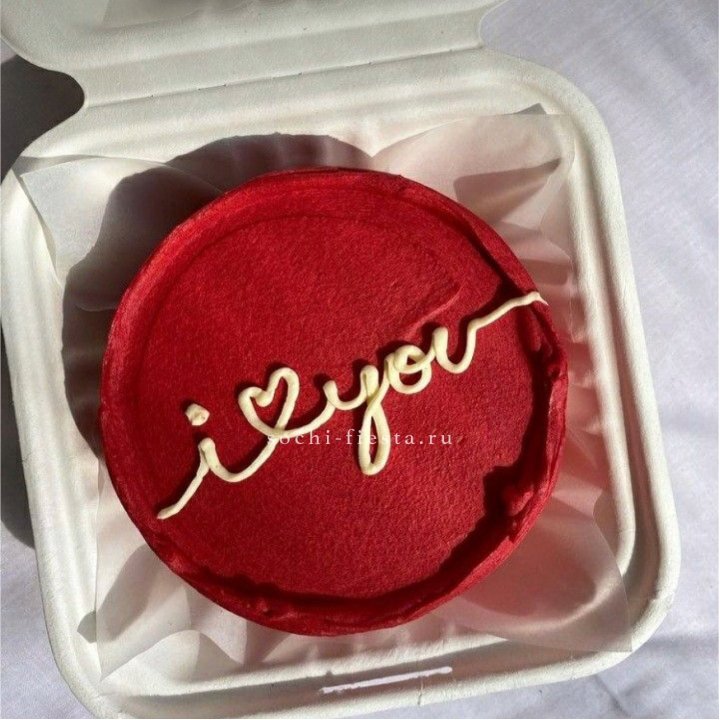 Бенто-торт "Я тебя люблю бесконечно" в Нальчике