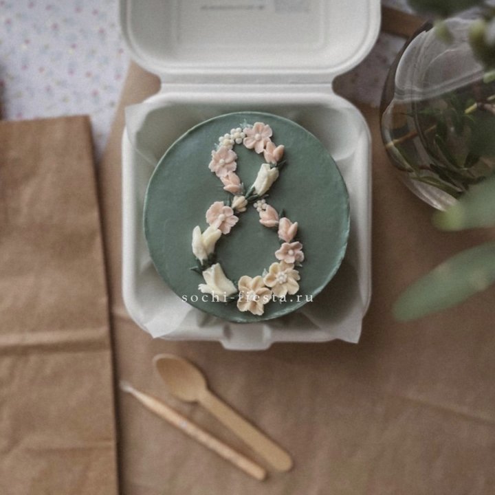 Бенто-торт "8 марта" green  в Нальчике