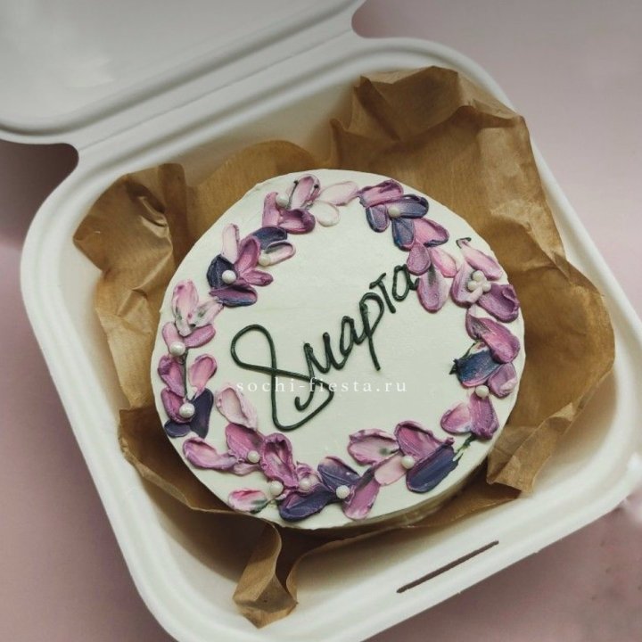 Бенто-торт "8 марта цветы"  в Нальчике