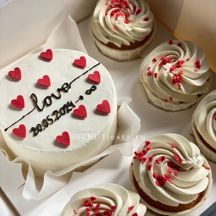 Капкейки и бенто-торт "Любимые" в Нальчике