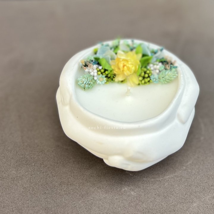 Свеча ароматическая в гипсе Руки в Нальчике