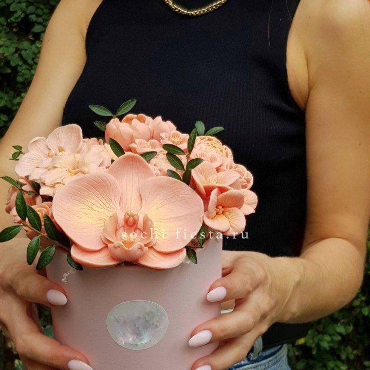 Шоколадный букет Орхидей в Нальчике