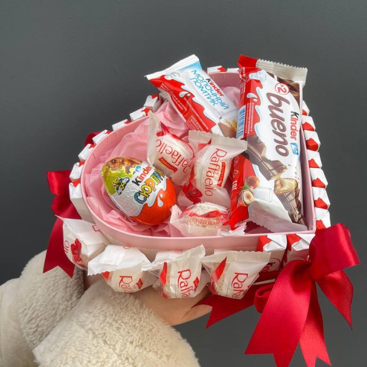 Бокс киндерами и раффаэлло в Нальчике