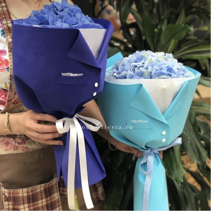 Букет с гортензией с пиджаком в Нальчике