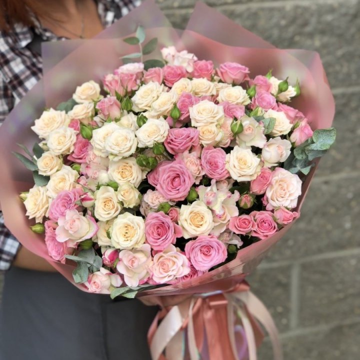 21 кустовая роза в Нальчике