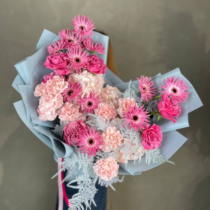 Дизайнерский букет "Свит хаер" в Нальчике