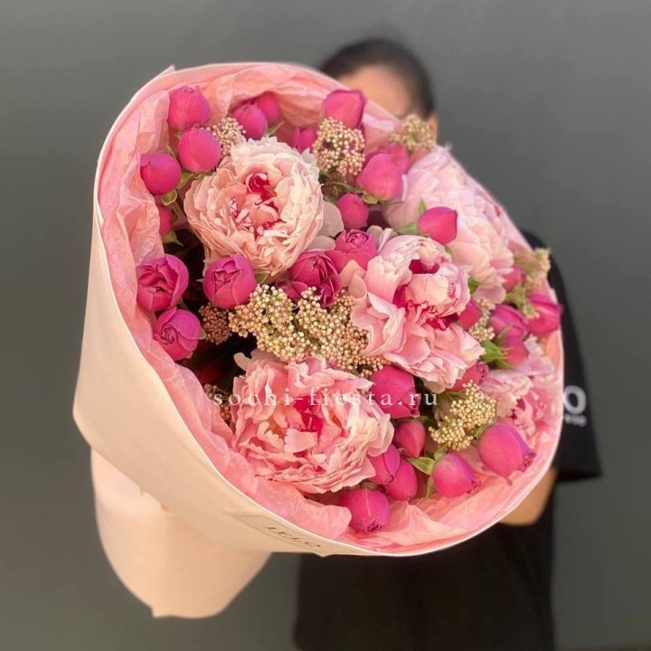  Букет с пионами "Преференс" в Нальчике