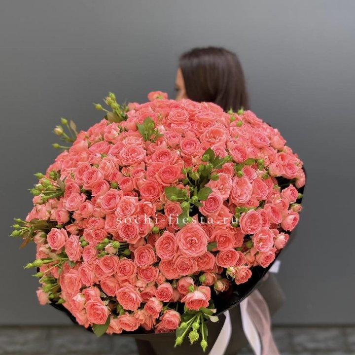 101 кустовая роза Барбадос в Нальчике