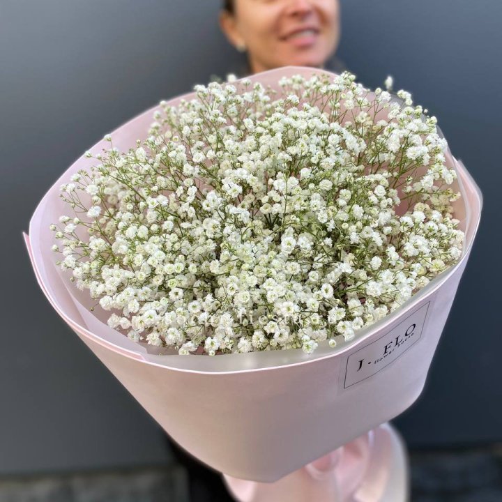 11 белых гипсофил в фоамиране в Нальчике