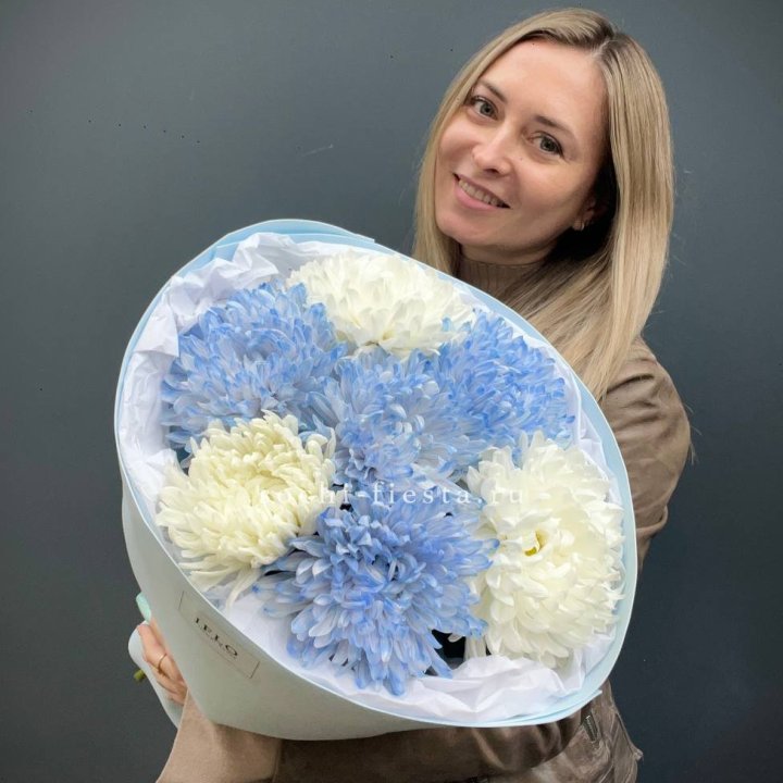 Букет из 7 хризантем  в Нальчике