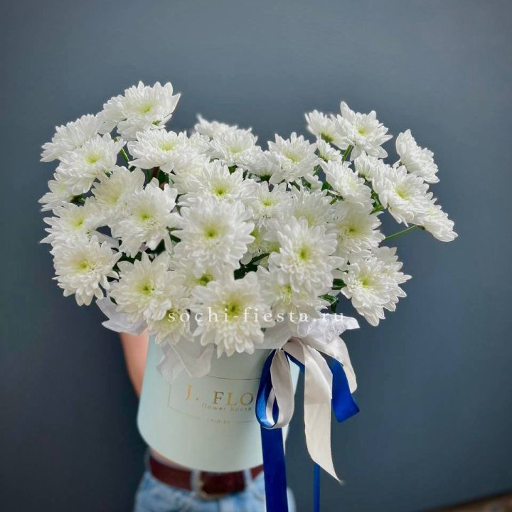 Коробка с хризантемами №3 в Нальчике