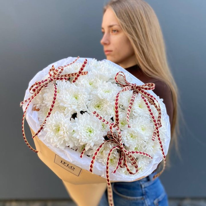 Букет "Хризантемы с любовью" в Нальчике