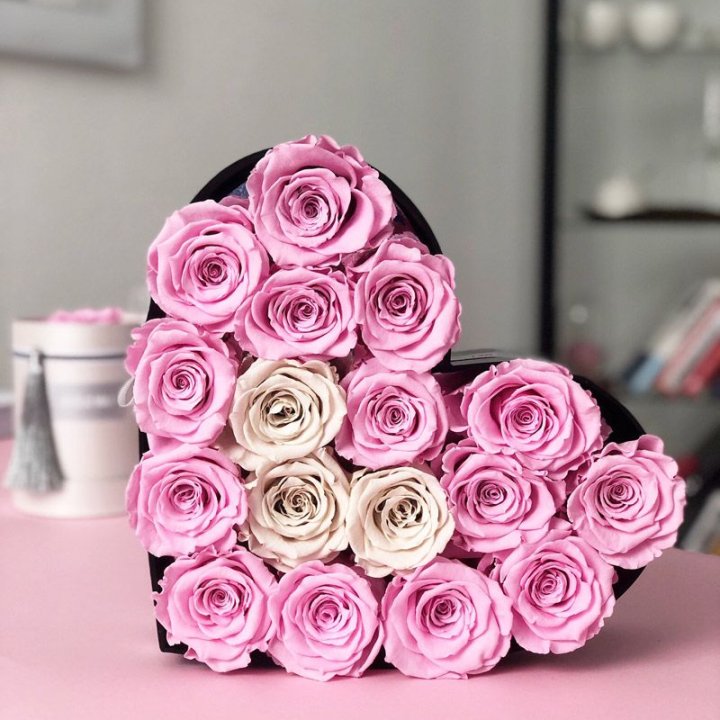 Сердце из роз в Нальчике