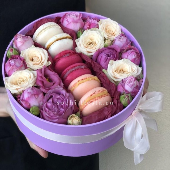 Цветочный бокс "Лаванди" в Нальчике