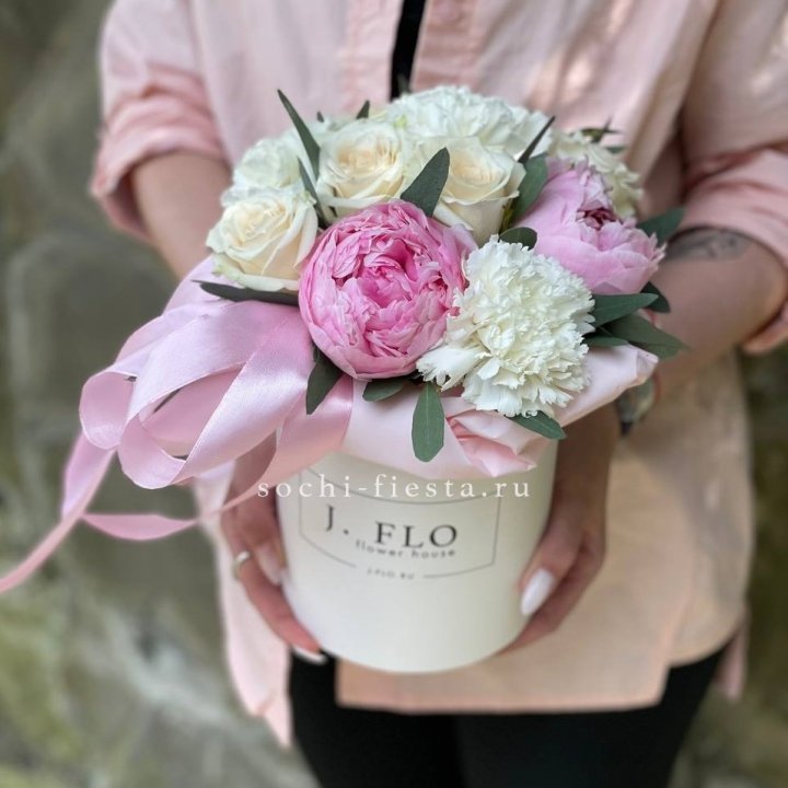 Цветочный бокс мини №2 в Нальчике