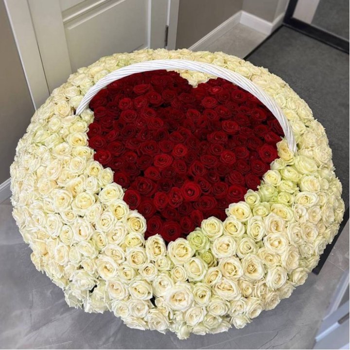 501 роза сердце в Нальчике