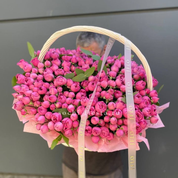 Корзина роз Мисти Баблс 101 в Нальчике