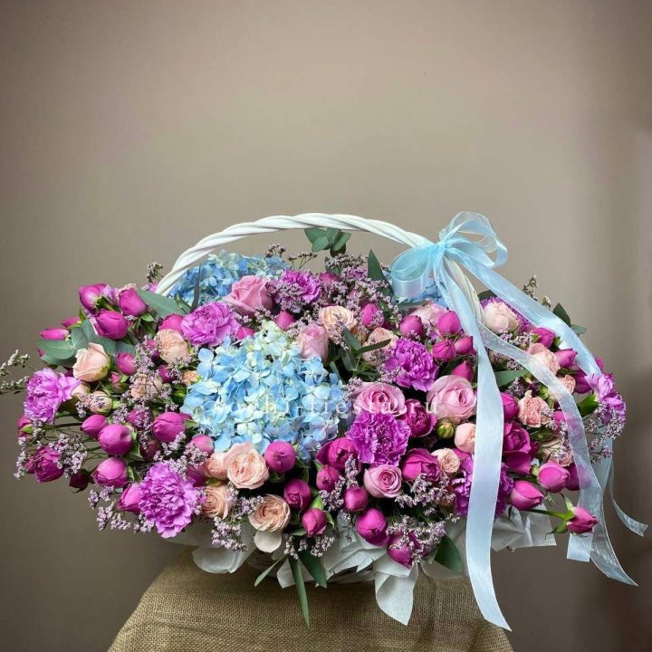 Авторская корзина "Лавандерия" в Нальчике