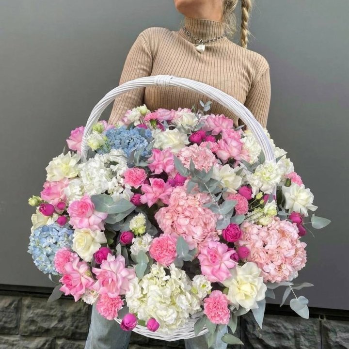 Цветочная корзина №3 в Нальчике
