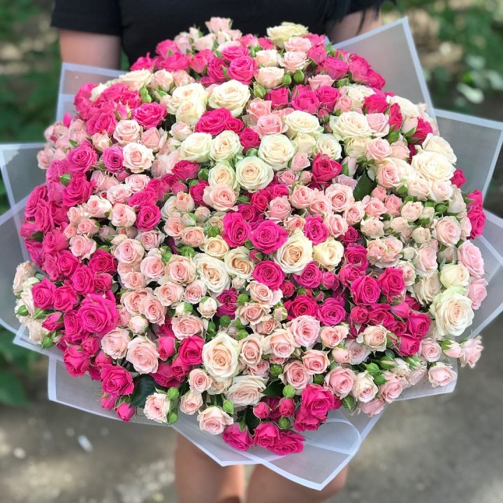 101 кустовая роза в Нальчике