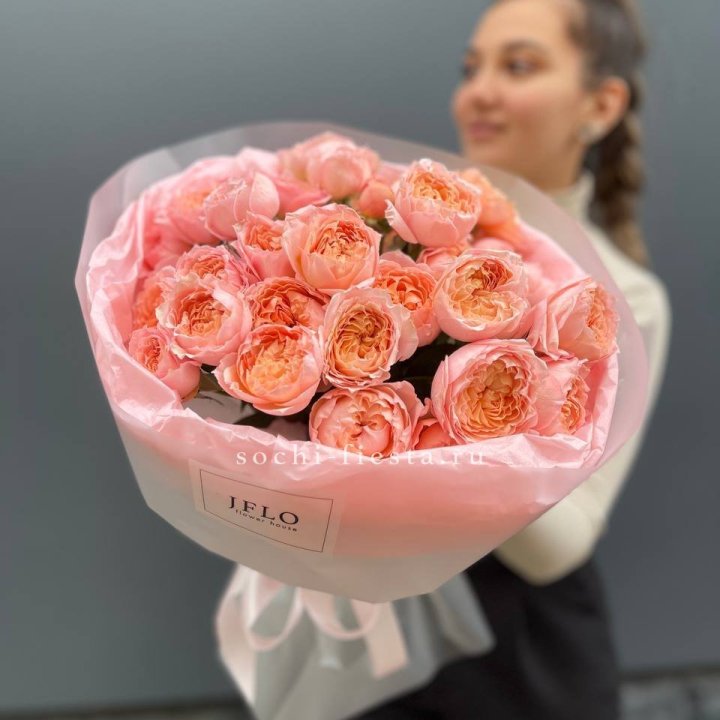 Букет из пионовидных роз Джульетта в Нальчике