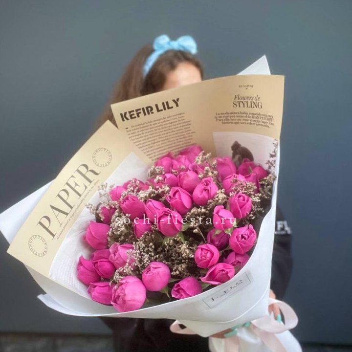 Пионовидные розы баблс №3 в Нальчике