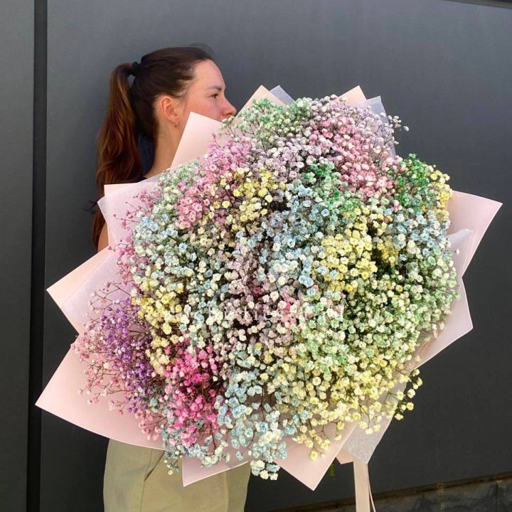 Пышный букет из гипсофил  в Нальчике