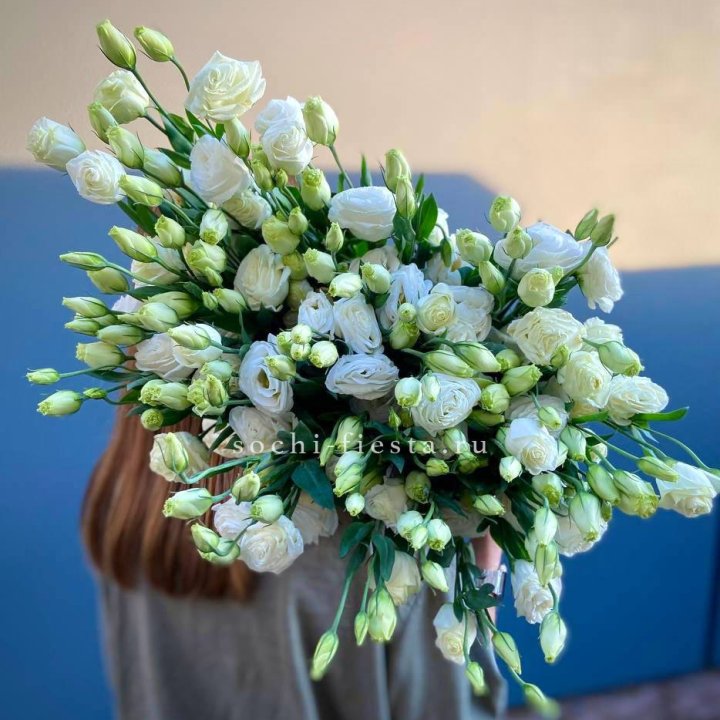 Охапка эустомы в Нальчике