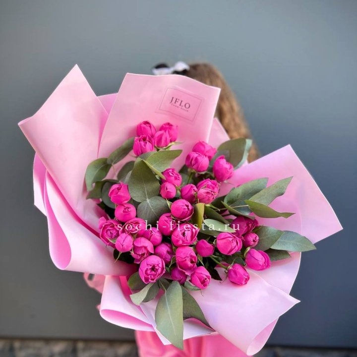 Пионовидные розы баблс в Нальчике