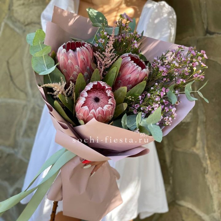 Букет из протеи "Клеопатра"  в Нальчике