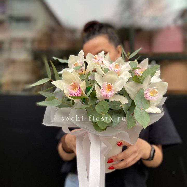 Бокс с орхидеями в Нальчике