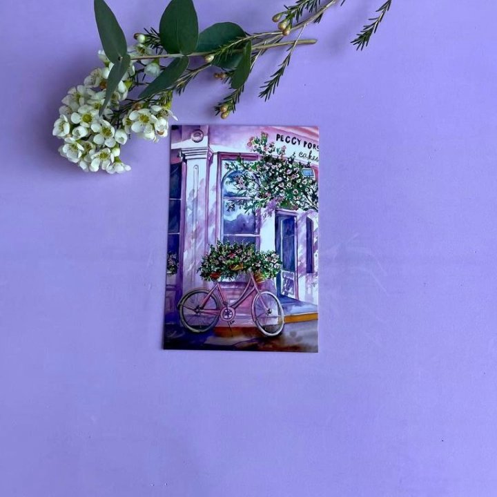 Открытка к букету "Розовый" в Нальчике