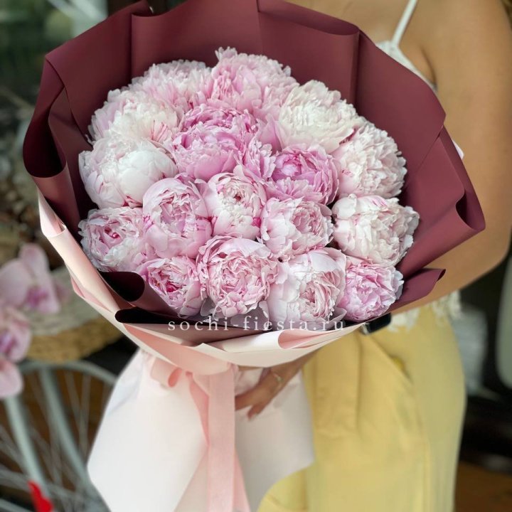 Букет с пионами №5 в Нальчике
