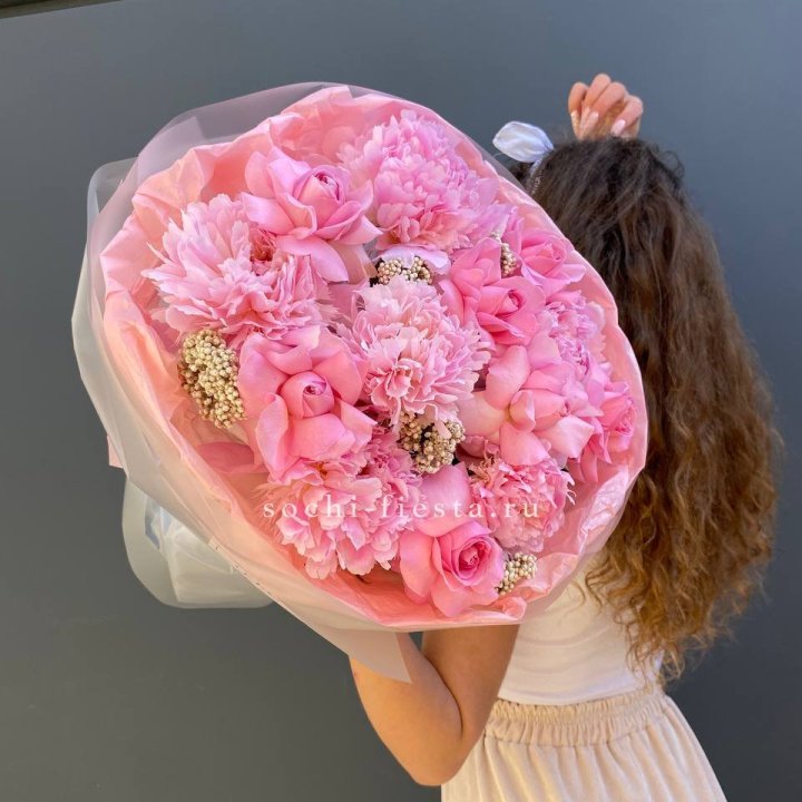  Букет с пионами "Пинки" в Нальчике