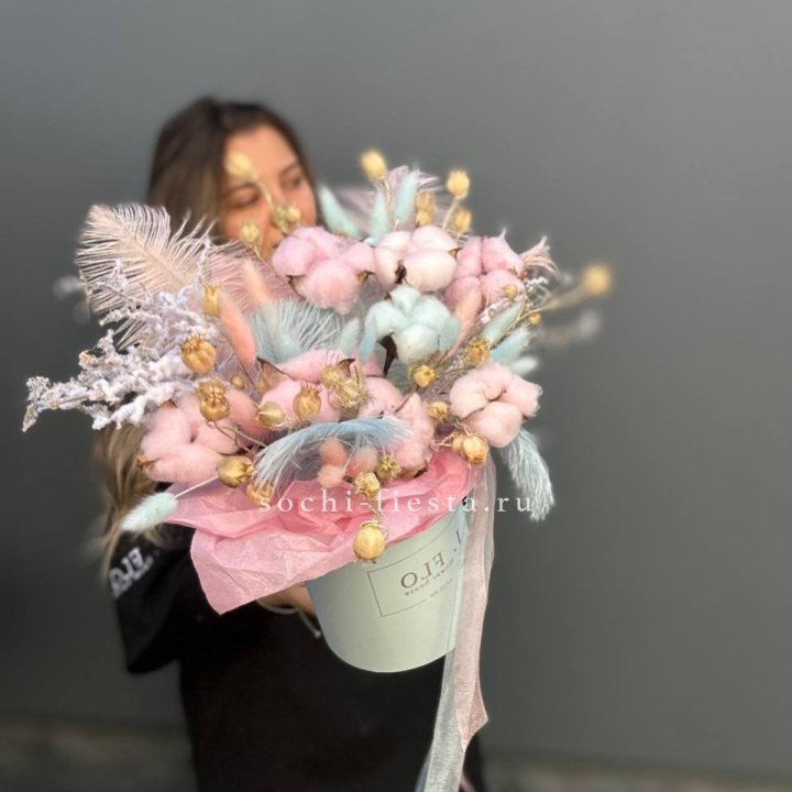 Авторский бокс с сухоцветами №2 в Нальчике