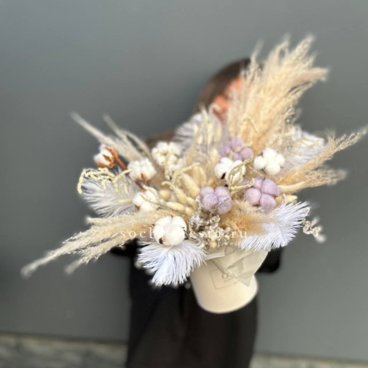 Авторский бокс с сухоцветами №3 в Нальчике