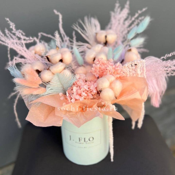 Авторский бокс с сухоцветами №3 в Нальчике