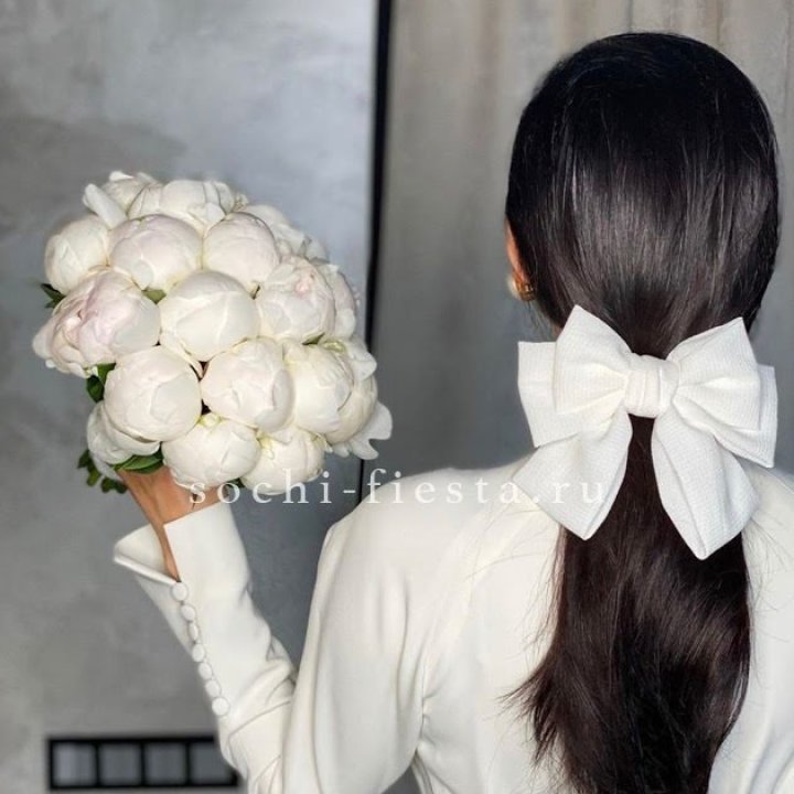 Свадебный букет пионов в Нальчике