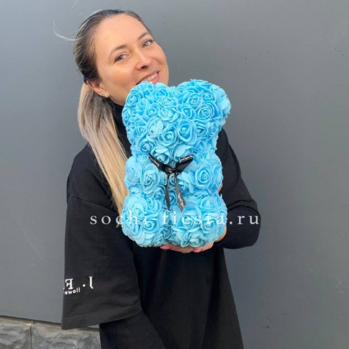 Игрушка медведь голубая в Нальчике