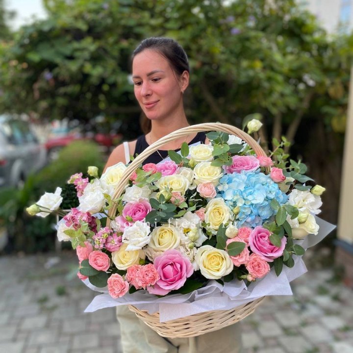 Цветочная корзина №2 в Нальчике