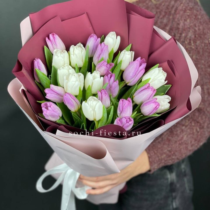 25 тюльпанов микс в Нальчике